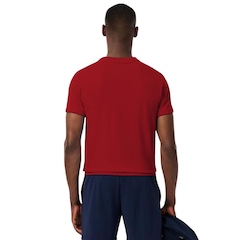 Camiseta Lacoste Esportiva Ultra Dry Vermelha - Foto 3