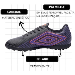 Chuteira Society Adulto Umbro Football - Foto 3