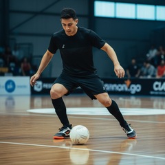 Kit Chuteira Futsal Adulto Penalty Evolution Club Y-1 e Meião - Foto 4