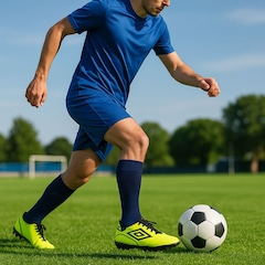 Kit Chuteira Society Adulto Umbro Manchester e Meião - Foto 3