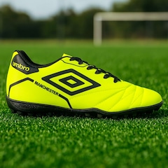 Kit Chuteira Society Adulto Umbro Manchester e Meião - Foto 7