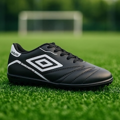 Kit Chuteira Society Adulto Umbro Manchester e Meião - Foto 8