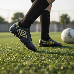 Kit Chuteira Society Adulto Umbro Manchester e Meião - Foto 3