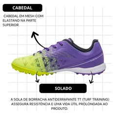 Kit Chuteira Society Umbro Velocita Premier + Meião - Adulto - Foto 3