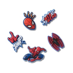 Kit Jibbitz Crocs Homem-Aranha Pack com 5 Peças - Foto 1