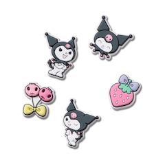 Kit Jibbitz Crocs Sanrio Kuromi Pack com 5 Peças - Foto 1