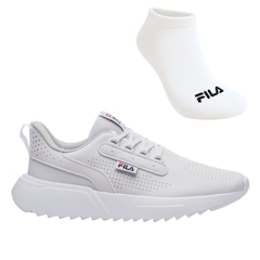 Kit Tênis Feminino Fila Freestyle Ii + Meia - Foto 1