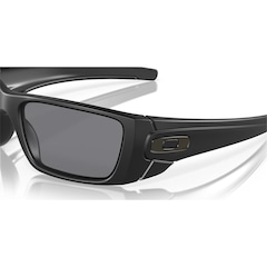 Óculos de Sol Unissex Oakley Fuel Cell Matte Black Grey Gunmt Icon - Foto 5