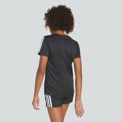 Camiseta adidas 3 Stripes Infantil - Foto 2