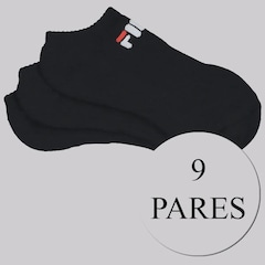 Kit Meia Fila 9 Pares Cano Curto Unissex - Foto 1