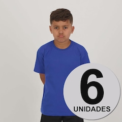 Kit 6 Camisetas Dras Basica Infantil - Foto 1