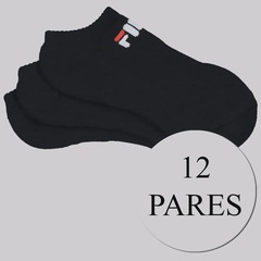 Kit Meia Fila 12 Pares Cano Curto Unissex - Foto 1