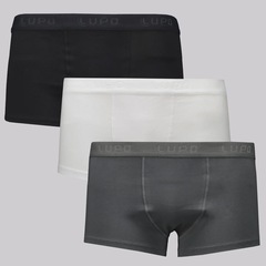 Kit de 3 Cuecas Lupo Masculino - Foto 1