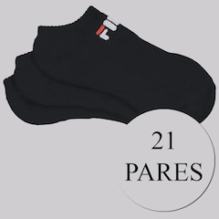 Kit Meia Fila 21 Pares Cano Curto Unissex - Foto 1