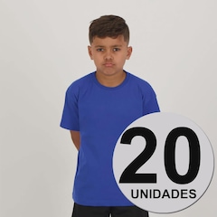 Kit 20 Camisetas Dras Basica Infantil - Foto 1