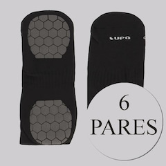 Kit 6 Pares de Meia Lupo Performace Antiderrapante Unissex - Foto 1