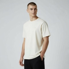 Kit 2 Camisetas Casuais Algodão Bordado Off White Dx Essentials - Masculino - Foto 3