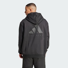 Blusão de Moletom com capuz Power Oversized Adidas Masculino - Foto 3