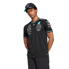 Camiseta Adidas Piloto Mercedes-AMG Petronas Formula One Time Masculina - Foto 1
