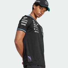 Camiseta Adidas Piloto Mercedes-AMG Petronas Formula One Time Masculina - Foto 4