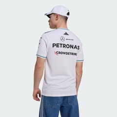 Camiseta Adidas Mercedes - AMG Petronas Fórmula One Team Authentic White Driver Masculina - Foto 3