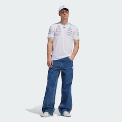 Camiseta Adidas Mercedes - AMG Petronas Fórmula One Team Authentic White Driver Masculina - Foto 7