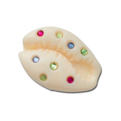 Jibbitz Crocs Concha Puka com Gemas - Foto 1