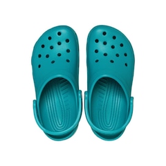 Sandália Crocs Classic Turbo Teal - Unissex - Foto 5