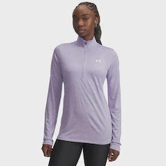 Blusão de Moletom de Treino Under Armour Tech 1/2 Zip Twist Feminino - Foto 1