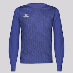 Camisa de Goleiro Topper Classic III Manga Longa Infantil - Foto 1