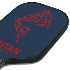 Kit Pickleball Titan Shadow Red com 2 Raquetes - Foto 3