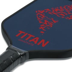 Kit Pickleball Titan Shadow Red com 2 Raquetes - Foto 4
