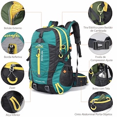 Mochila Esportiva Gold Sports Dobrável Premium Keep Walking A Prova de Água 40 LTS - Foto 3