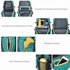 Mochila Esportiva Gold Sports Dobrável Premium Keep Walking A Prova de Água 40 LTS - Foto 5