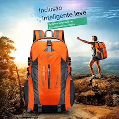 Mochila Esportiva Gold Sports Dobrável Master Montanhismo A Prova de Água 40L - Foto 7