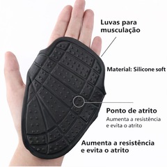Luva Palmar Gold Sports em Silicone Ultra Soft Anti Derrapante - Foto 4