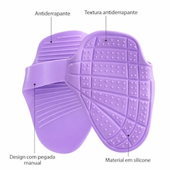 Luva Palmar Gold Sports em Silicone Ultra Soft Anti Derrapante - Foto 4
