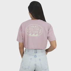 Camiseta Cropped Volcom Pocket Dial Feminina - Foto 2