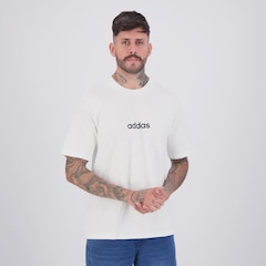 Camiseta adidas Letter Logo Linear Masculina - Foto 2