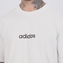Camiseta adidas Letter Logo Linear Masculina - Foto 5