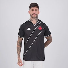 Camisa Vasco Supporter Tradition Kappa Masculina - Foto 1