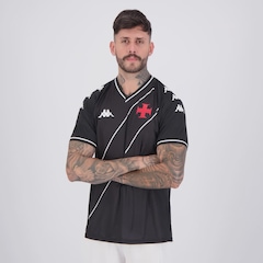 Camisa Vasco Supporter Tradition Kappa Masculina - Foto 3
