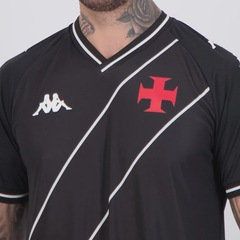 Camisa Vasco Supporter Tradition Kappa Masculina - Foto 5