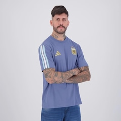 Camiseta adidas Argentina DNA Masculina - Foto 2