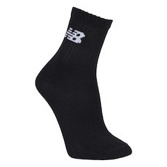 Kit Meia New Balance Cano Alto Logo C/ 3 Pares - Foto 2