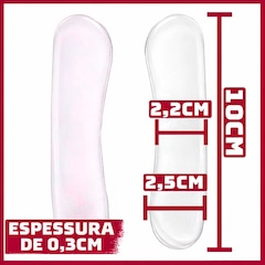 Kit Gold Sports Protetor De Gel Para Calcanhar-Tendão 6 Pares - Foto 3