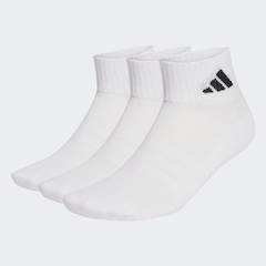 Meia Soquete adidas Cushioned Sportswear Unissex - 3 Pares - Foto 3
