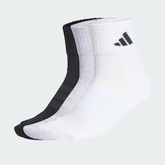 Meia Soquete adidas Cushioned Sportswear Unissex - 3 Pares - Foto 3