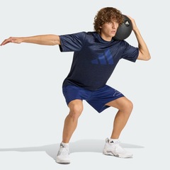 Short adidas Piquet Workout Essentials Base Masculino - Foto 4
