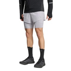 Short adidas adi365 Climacool+ 2 em 1 com 4 bolsos Masculino - Foto 1